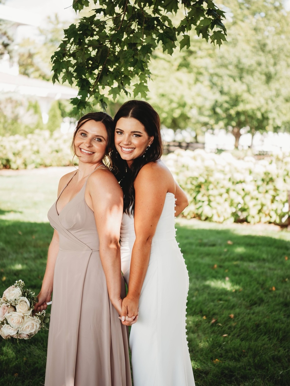Azazie Taupe Davis Bridesmaid Dress